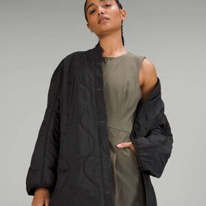 Lululemon Athletica Quilted Light Insulation Oversized Jacket Size 10